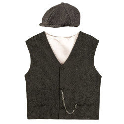 Čepice a vesta retro M/L